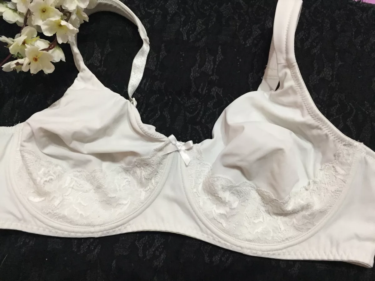 ESMARA LINGERIE Bra size it 7d us 42d eu 95d white Unpadded