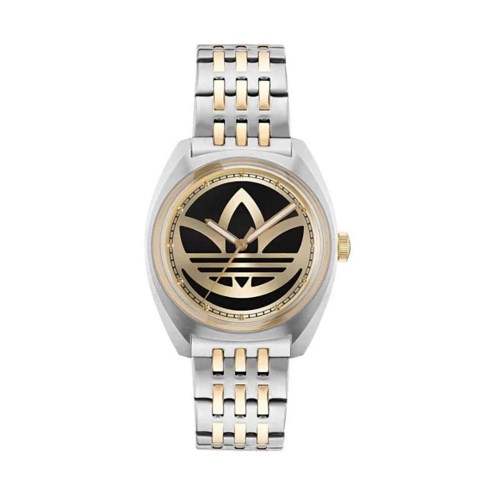 White and gold adidas watch new arrivals