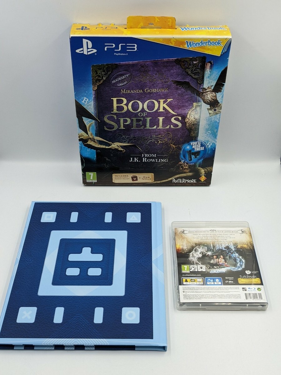 PS3 Book of Spells Harry Potter Wonderbook & Game Complete