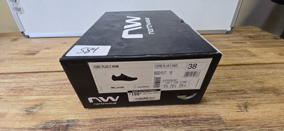 Northwave Core Plus 2 negro/plateado talla 38/6,5 Foto 3 de 3