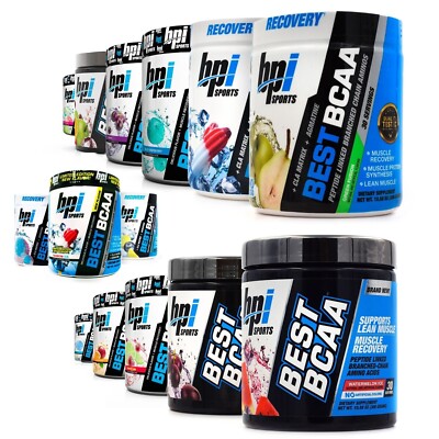 BPI Sports BEST BCAA Amino Acid Powder Muscle Recovery BONUS SIZE (30+5 Ser)=35!