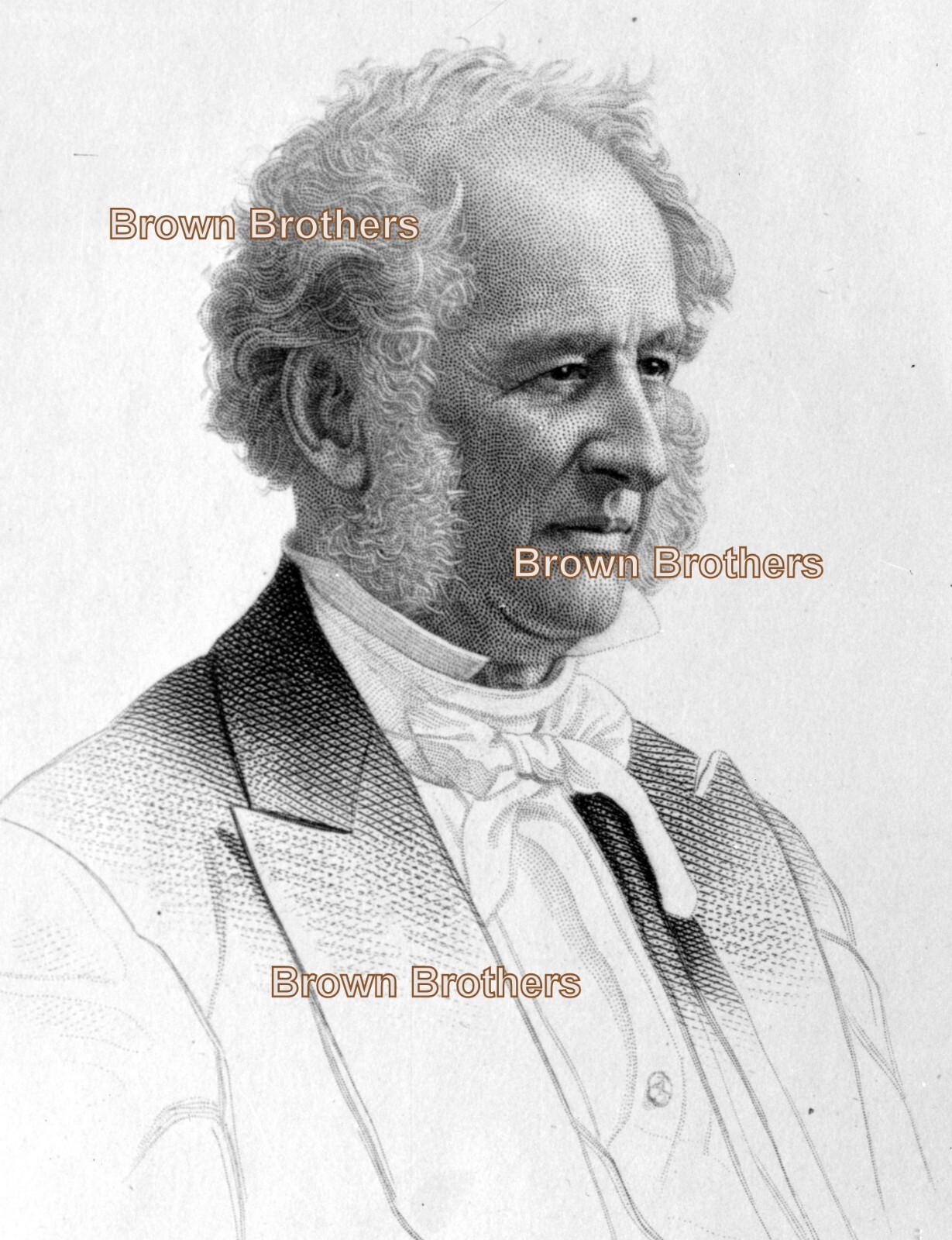 1860s Railroad Robber Baron Cornelius Vanderbilt Photo & Glass Negative