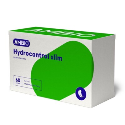 Ambio Hydrocontrol Slim Gewicht Kontrolle Verdauungs Funktion Zusatz 60 Kapseln