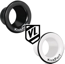 KickPort Bass Drum Sound Enhancer - mic hole drum head - Black or White