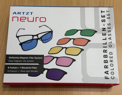 ARTZT neuro Farbbrillen-Set neu
