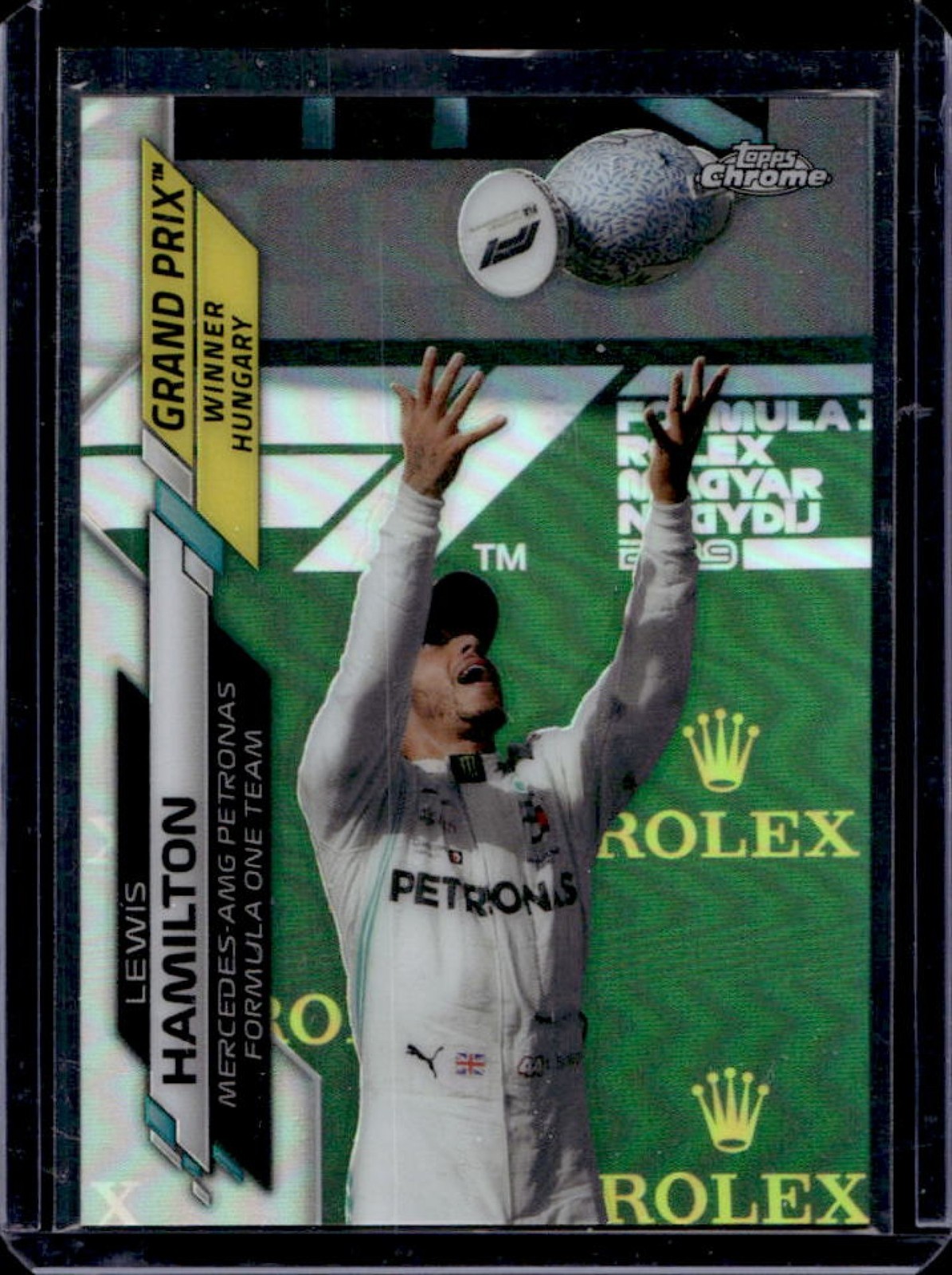 2020 Topps Chrome F1 Lewis Hamilton Refractor #144