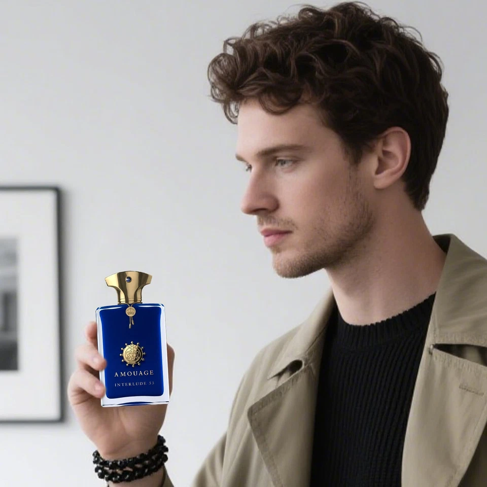 Amouage Interlude 53 Man Extrait De Parfum 3.4oz / 100ml Spray For Men New - Image 2 of 4