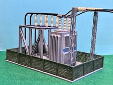 00 Gauge Electric Power Transformer  Substation Modern Railway Scenic Accessory