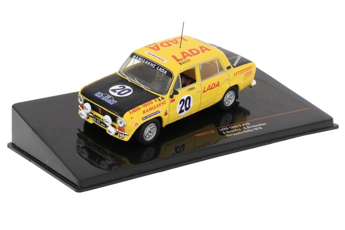 Lada 1600 IXOMODELS 1/43 pour vitrine de collectionneur rallye