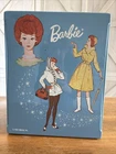 Vintage Barbie Wardrobe Carrying Case Blue 1963 Mattel w/ 3 Original Drawers