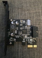 Carte PCI-E 1x - USB 3.2 Gen1 Key A et prise USB 3.0 interne