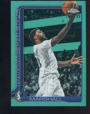 2025-26 Topps Chrome Aqua Refractor #28 Naji Marshall Mavericks 146/199