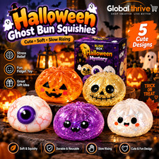 HALLOWEEN CHRISTMAS MYSTERY DUMPLING SQUISHY SQUEZE TOY 5 STYLES COLECTIBLE GIFT