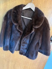Nerz Jacke Damen M mit Muff und Krawatte