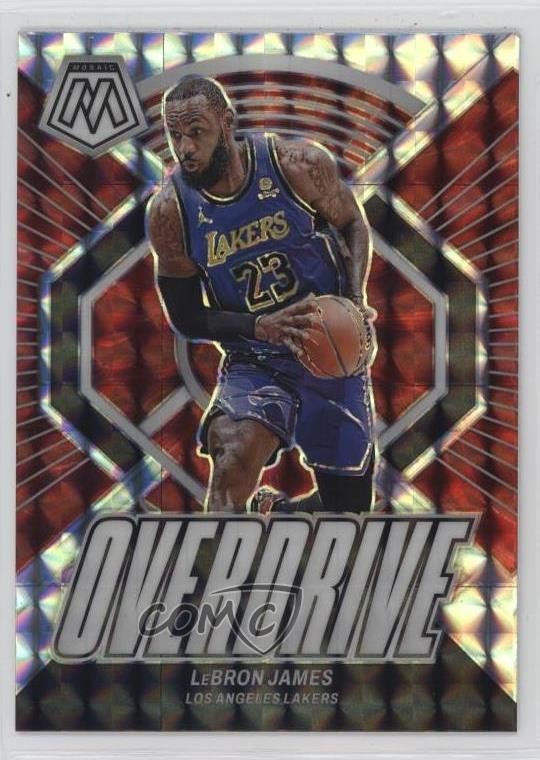 2023-24 Panini Mosaic Overdrive LeBron James #13 t0r