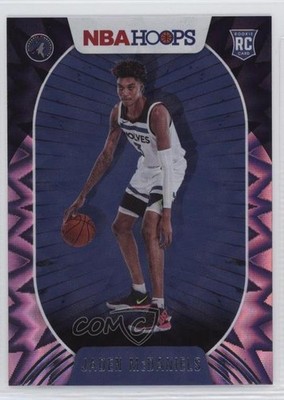 2020-21 Panini NBA Hoops Purple Explosion Jaden McDaniels #245 04ag
