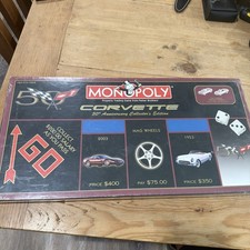 Monopoly Board Game Corvette 50th Anniversary...