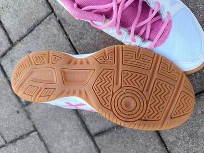 Turnschuhe ASICS Gel, Sneaker Low, Weiß/Rosa, EU 40, US 7,  C413N, Neuwertig