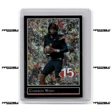 2025 Leaf NSCC The National Proof - Cameron Cam Ward Rookie 1/1 Black Dots