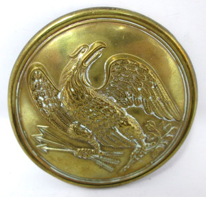 Civil War Era Federal Eagle Shoulder Belt Breast Plate Loops On Back Brass