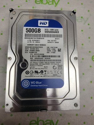 Western Digital Caviar Blue 500GB Internal SATA 7200RPM 3.5'' - WD5000AAKX