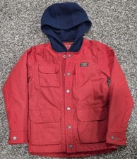 L.L. Bean Kids Mountain Classic Water-Resistant Jacket with Hood, sz S 8