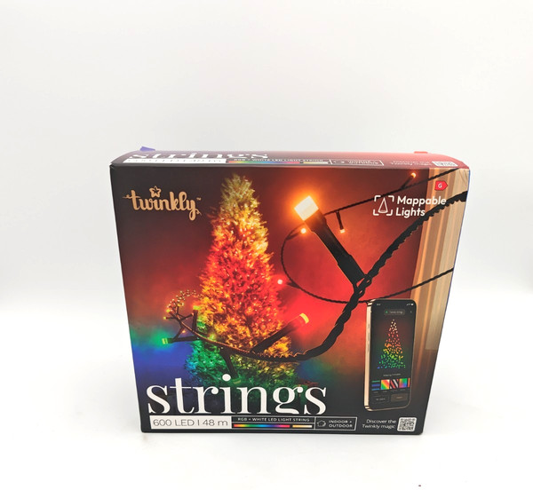 Twinkly Strings 600 LED Rgb+W Smart Lichterkette 48M Wlan IP44 Alexa Neu-image