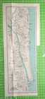 Original C1930 Map Street Plan Of Yarmouth And Gorleston