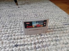 Aguri Suzuki F-1 Super Driving Super Nintendo SNES Cartridge PAL 