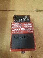 Boss RC-3 Loop Station Guitar Effects Pedal Red  