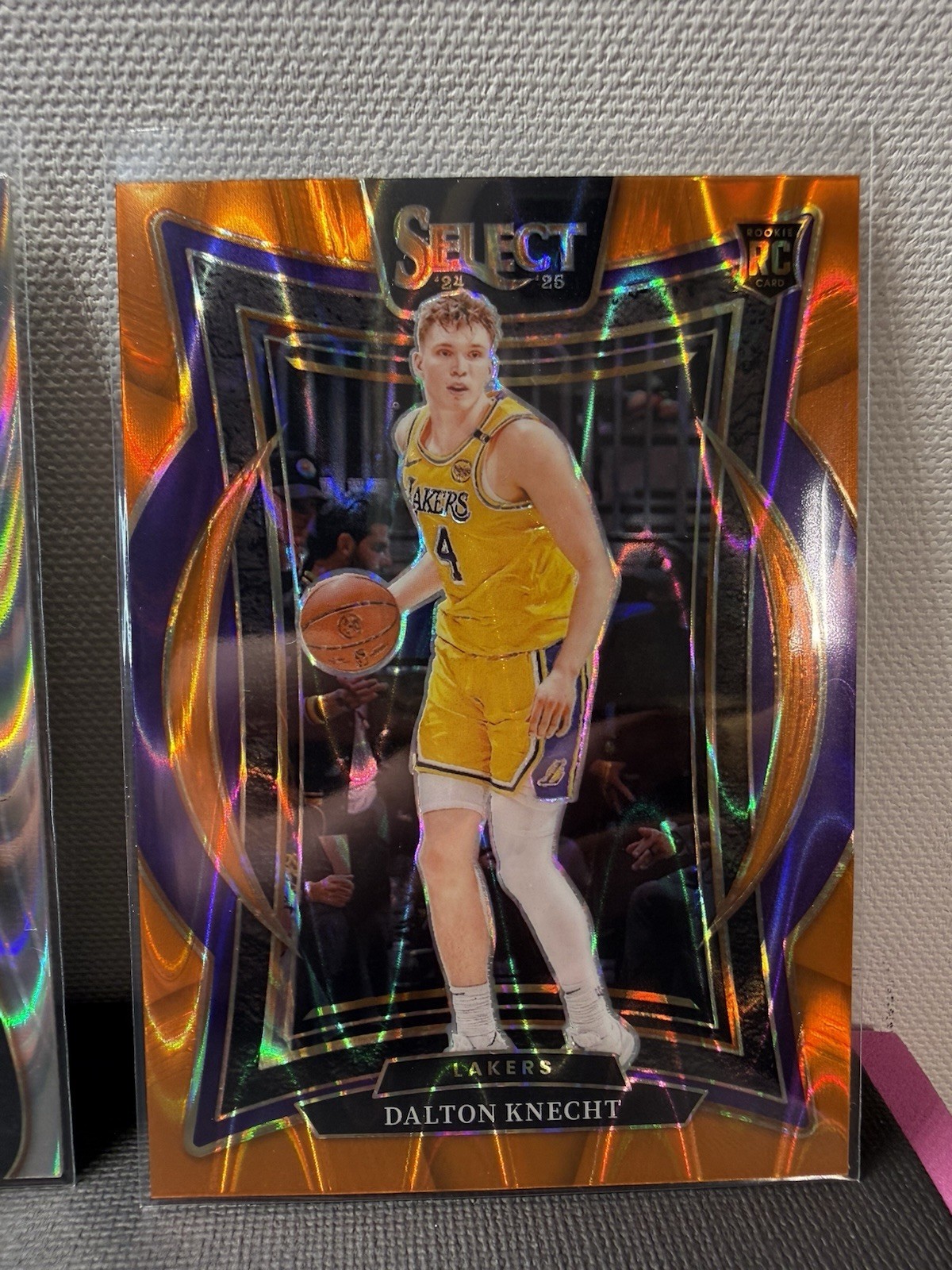 2024-25 Panini Select - Concourse Dalton Knecht #91 Orange Flash Prizm (RC)