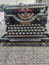 Vintage Underwood No. 5 Standard Typewriter thumbnail