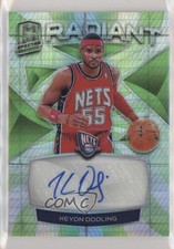 2018-19 Spectra Radiant Signatures Neon Green Prizm 46/49 Keyon Dooling Auto s3g