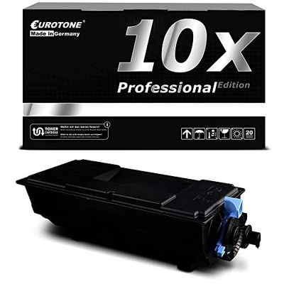 Eurotone 10x Toner Cartridge Compatible for Kyocera TK3160 Black xK-eco#310