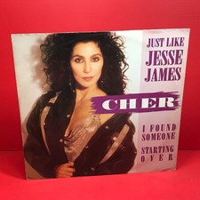 CHER Just Like Jesse James 1989 UK 3-track 12
