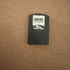 Sony Playstation 2 MAX Memory 16mb Memory Card Black Tested