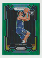 2023-24 Panini Prizm Prizm Green #167 Jalen Pickett - Denver Nuggets