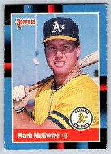 Mark McGwire 1988 Donruss Oakland Athletics Team Collection #256
