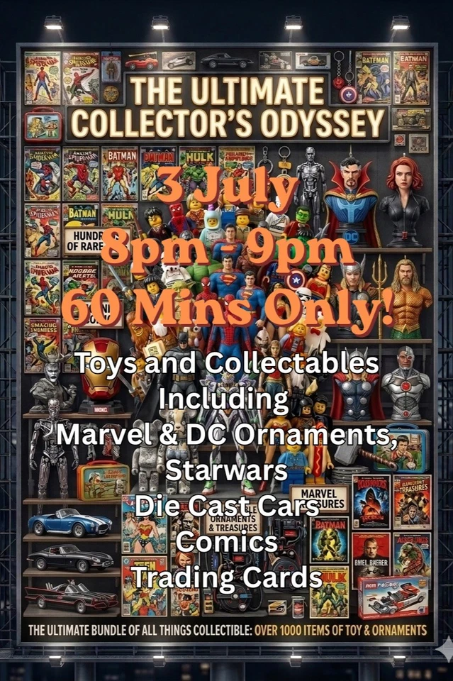 The Ultimate Collector's Odyssey - 60 Mins Only Event!