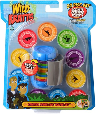 #ad Wild Kratts Martin Kratt Creature Power Disc Holder Set with 20 Discs $42.99
