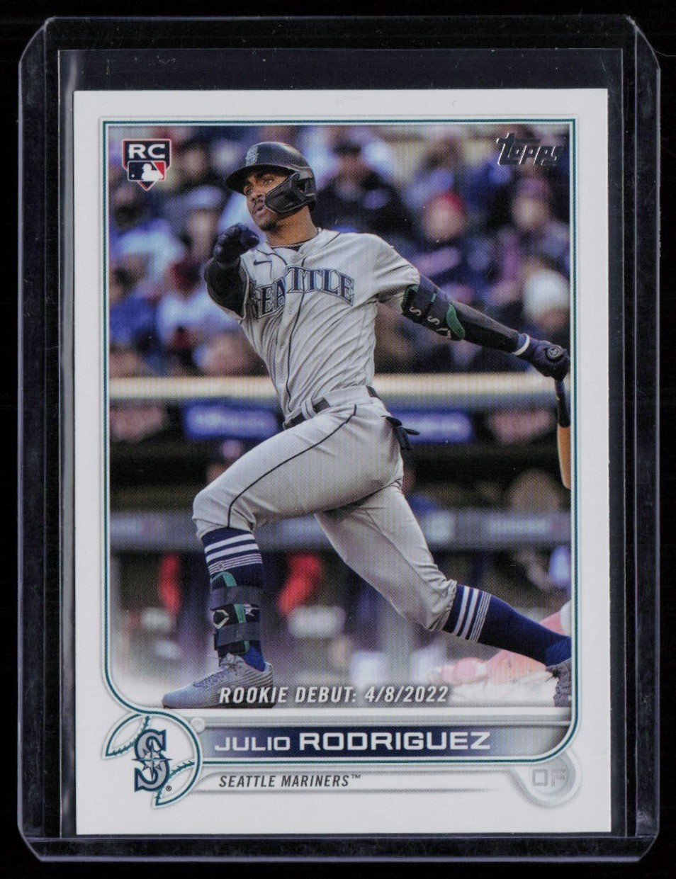 2022 TOPPS UPDATE JULIO RODRIGUEZ RC SEATTLE MARINERS #US97 ROOKIE DEBUT