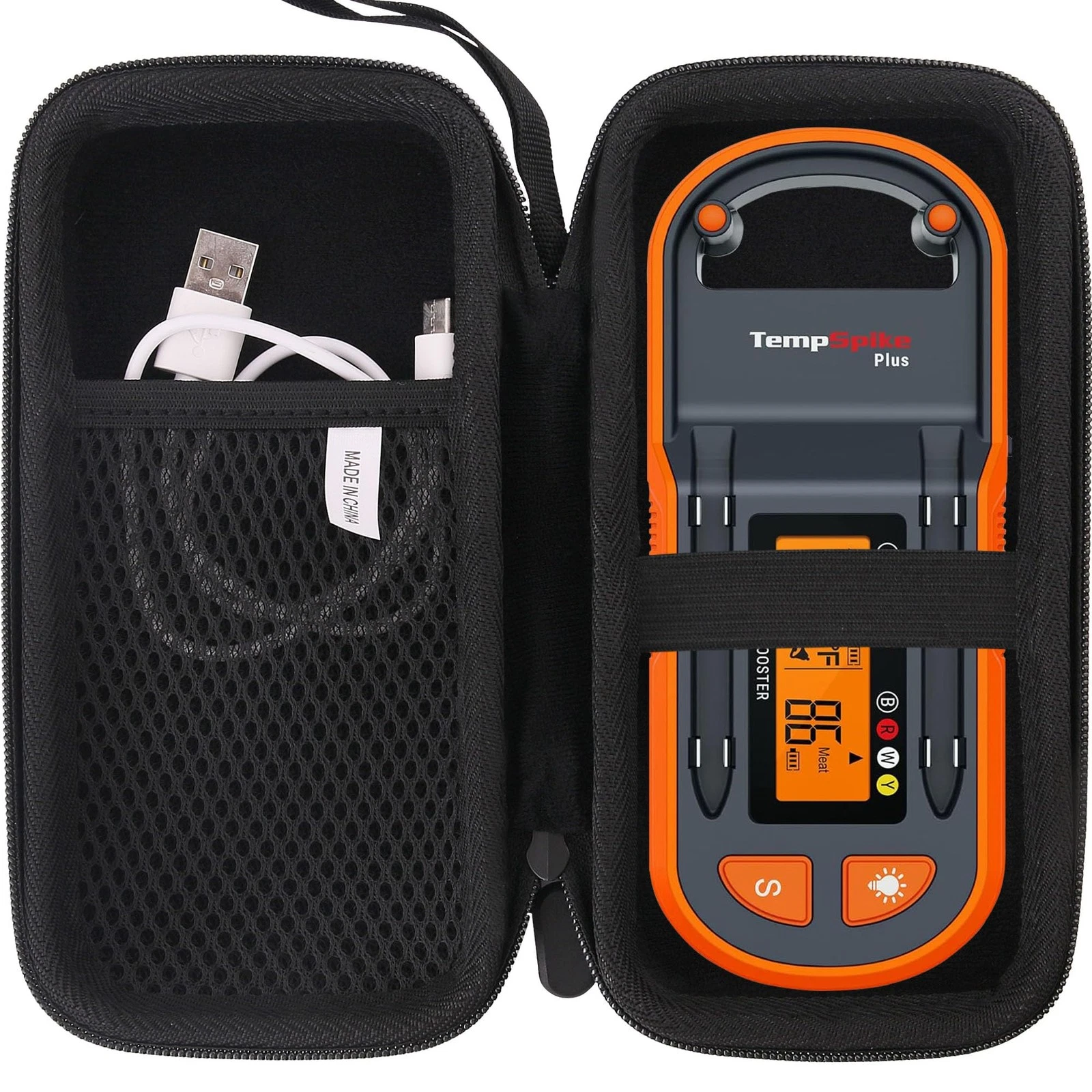 Hard Carrying Case Compatible with ThermoPro TempSpike Plus 600ft Wireless Me...