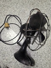 VINTAGE WESTINGHOUSE TABLE TOP 14"  3-SPEED POWER ROTATE FAN ORIGINAL WORKS