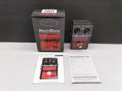 EBS Multi Drive Studio Bass Drive Pedal with Box and Manual Used