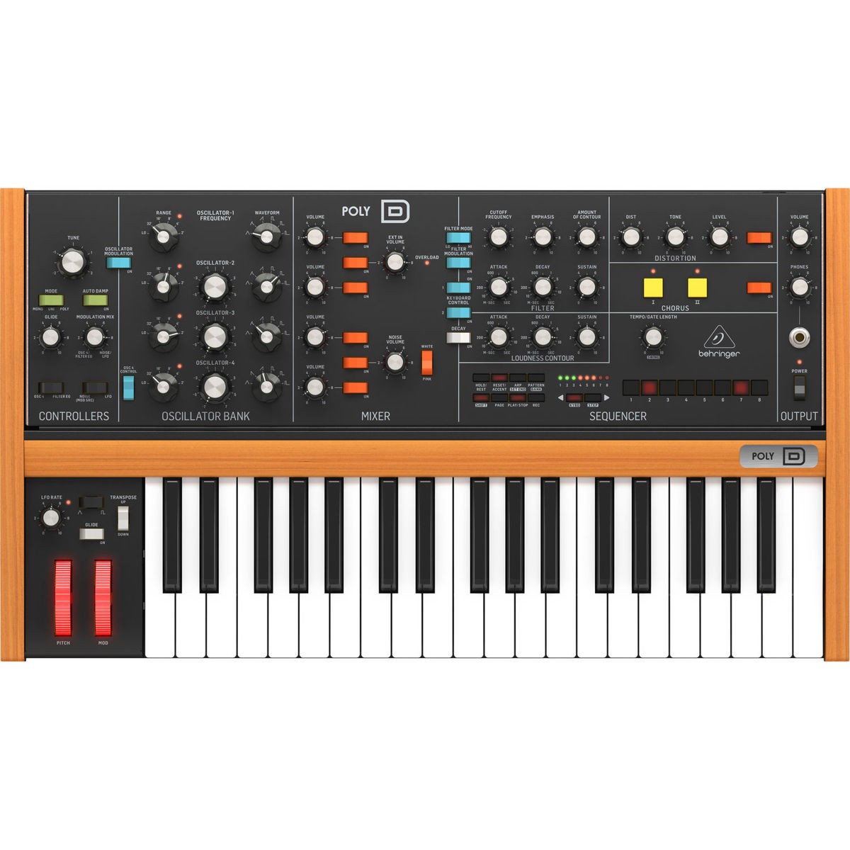 behringer PORY D ジャンク品 Behringer Poly D Analog 4-voice Polyphonic Synthesizer with