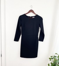 Old Navy XSP Black Long Sleeve Knee Length Sheath Dress Women’s XS Petite New