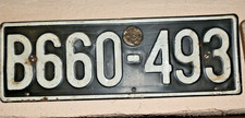 Seltenes Nummernschild Deutschland B  (Bayern)  Landrkeis Nabburg