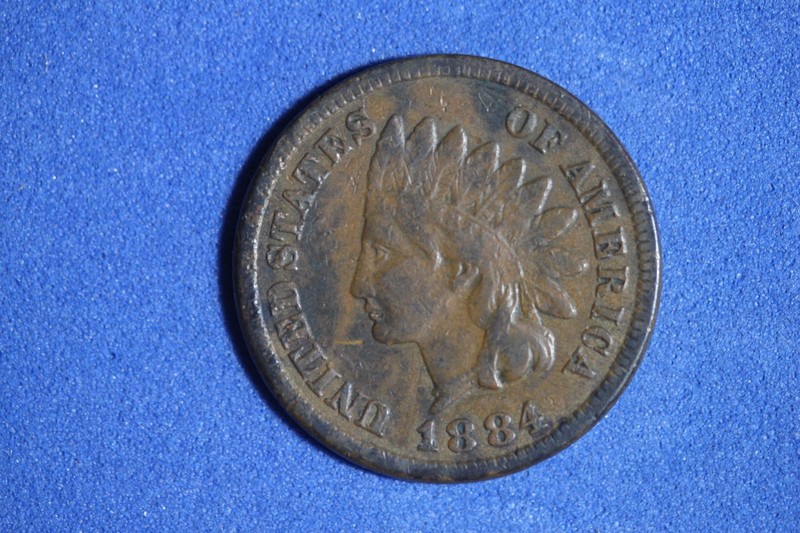 Estate Find 1884 - Indian Head Cent!!  #N07321