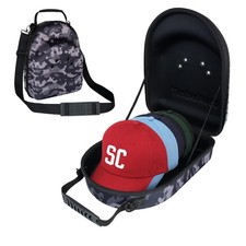 TimberAura Camo Hat Case for Baseball Caps, Sleek Hard Shell Travel Cap Carri...