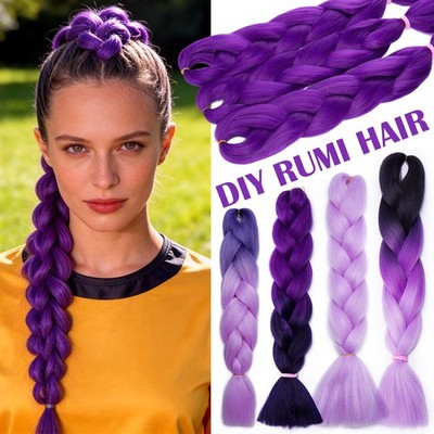 Ombre Flechten Jumbo Braiding Zöpfe Box Braid Hair RUMI HAIR Zum Einflechten DEU